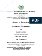 Pre PARTIAL DISCHARGE STUDIES IN SOLID SHEET INSULATIONS