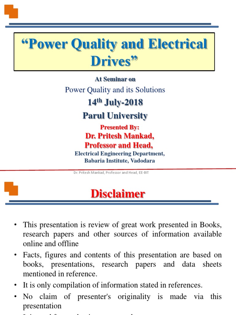 Power Quality and Electrical Drives PDF Power Electronics Rectifier
