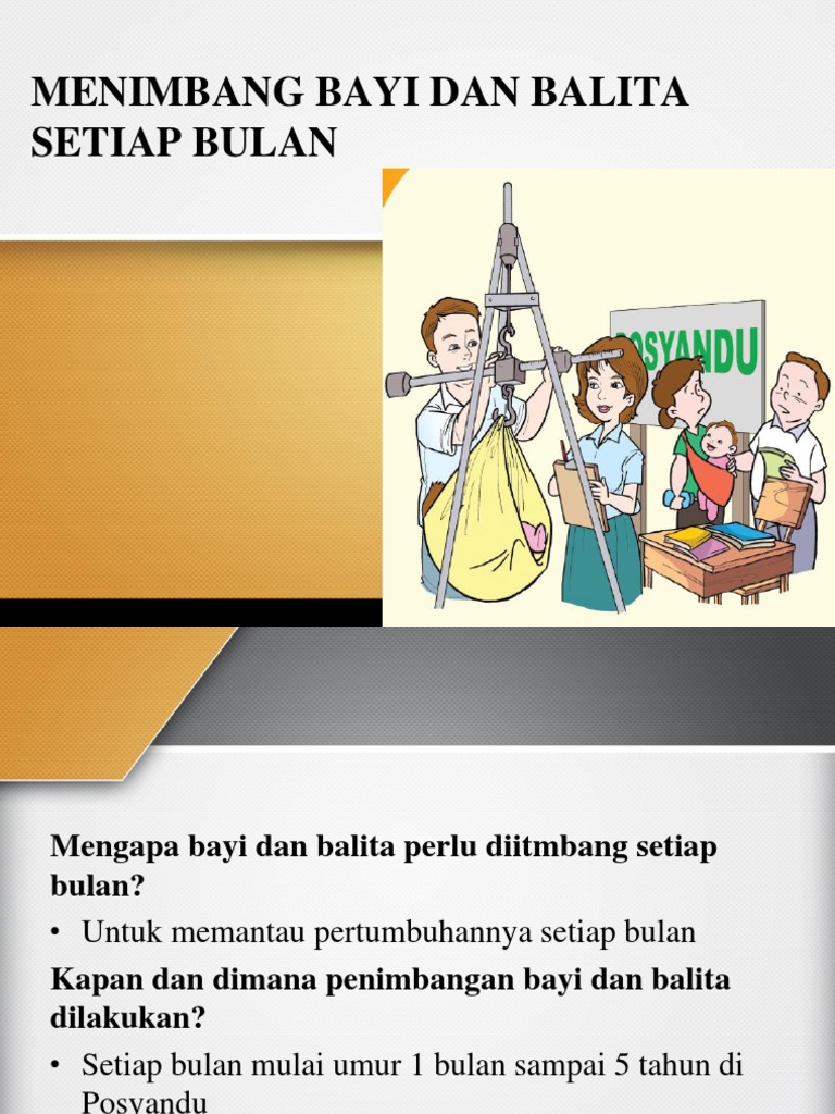 PHBS (Menimbang Bayi Dan Balita Setiap Bulan) (1)