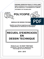 POLYCOPIE Recueil D Exercices en Dessin Technique PDF