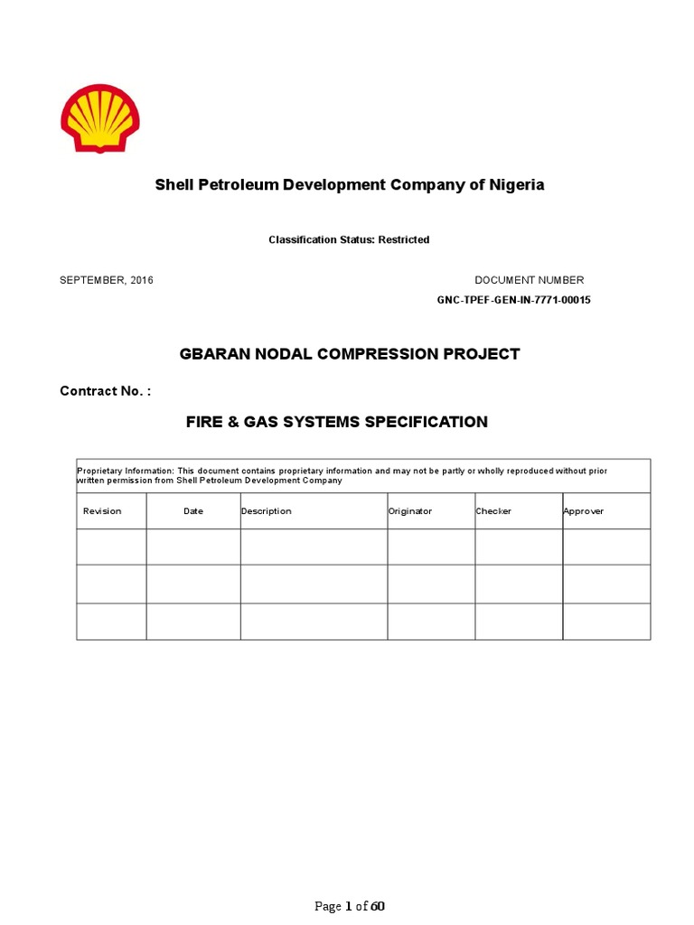 Fire & Gas Systems Specification | PDF | Fault Tolerance ...