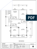 Floor plan layout for residential building