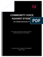 Community Voice Against Stigma