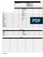 Call Sheet Mobile Production