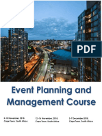 Event Planning and Management Course