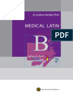 Medical Latin: Erzsébet Belák PHD
