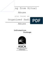 Brochure Ritual Abuse Organized Sadistic Abuse 040201