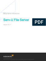 Serv-U DB Integration Guide
