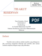 Tonsilitis Akut Residivan