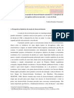 Da era dourada ao desenvolvimento sustentável