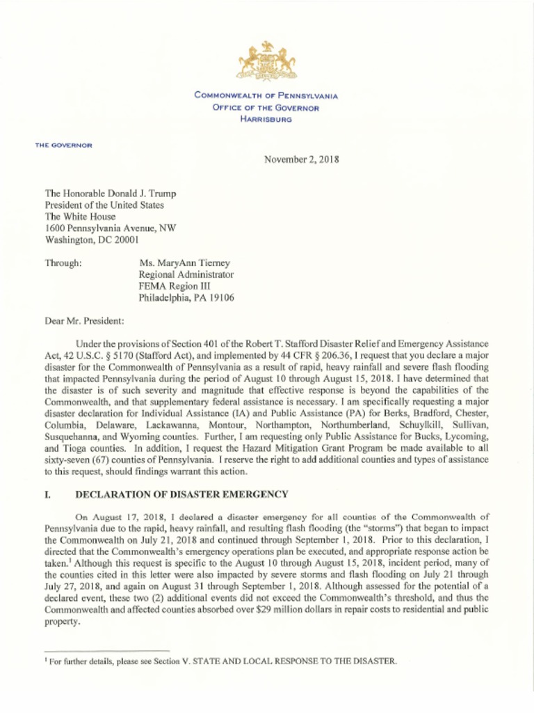 Letter To President | PDF