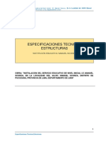Especificaciones Estructuras 4to Entregable Rev02