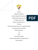 Proyecto Trimestral de Cívica (II Trimestre)