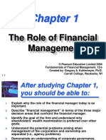 Ch01 The Role of Financial Management