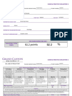 Points 92.2: Clinical Practice Evaluation 1