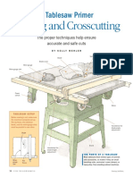 Ripping and Crosscutting: A Tablesaw Primer