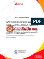 Certificado Caja Sullana