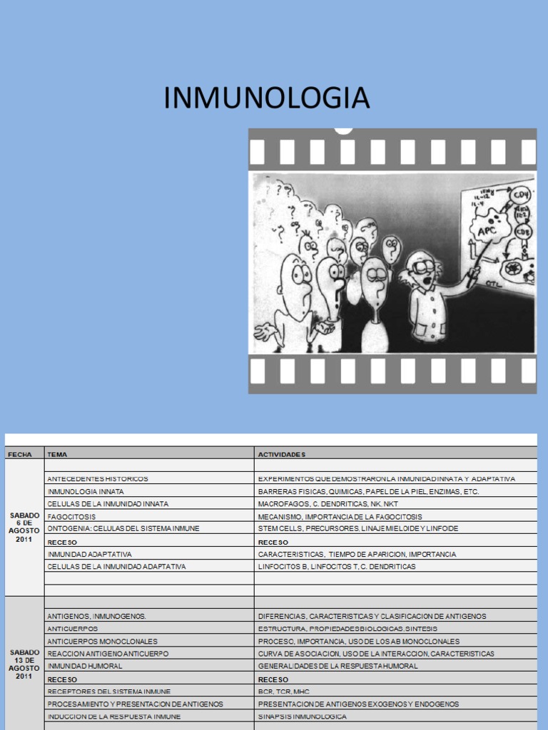 Introducción a la Inmunología y su Historia | PDF | Linfocitos ...