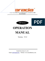 Operation Manual: MP Series