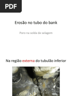 Caldeiras Erosão No Tubo Do Bank