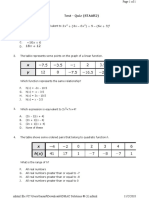 Algebra 1 Nov