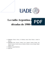Radio Argentina - Resúmen