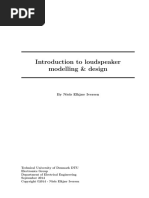 Introduction to Loudspeaker Modelling and Design