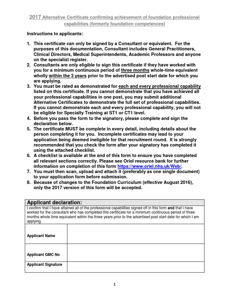 Specialty Training Eligibility Form | PDF | Medical Prescription | Patient