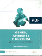 Genes Ambiente y Cultura