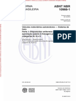 Norma Do Sistema de Freios NBR-10966-1 PDF