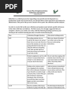 ede 4944 ct observation 2 video reflection chart