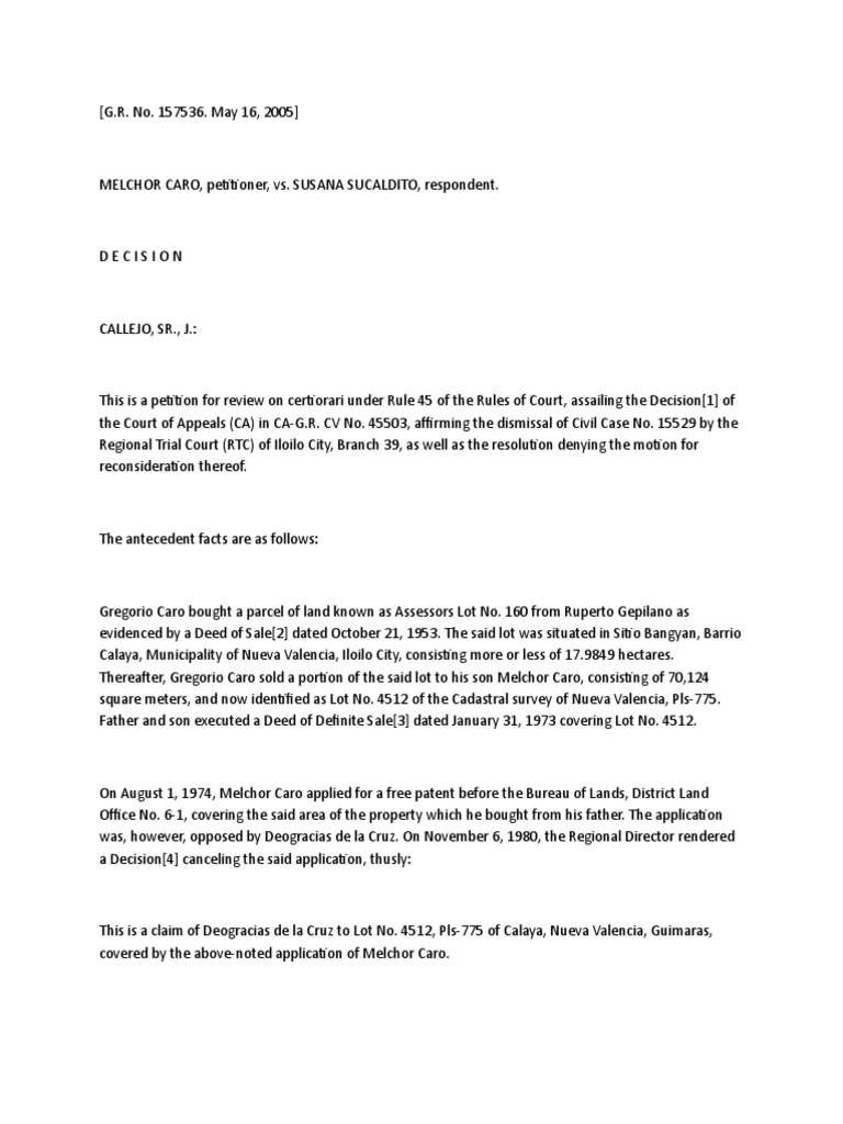 Caro v sucaldito descargar gratis pdf lawsuit complaint