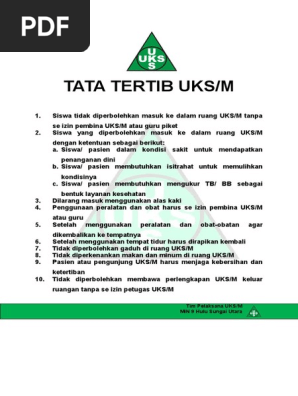 Tata Tertib Uks