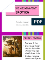 Reading Assignment: Erotika