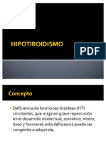 Deficiencia hormonal tiroidea: diagnóstico y tratamiento