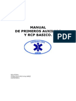 Manual de Primeros Auxilios y RCP Basico
