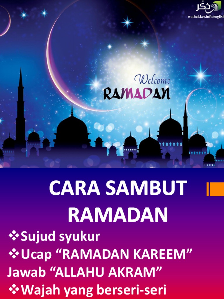 Tazkirah Ramadan