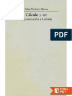 Calculo y Ser - Felipe Martinez Marzoa PDF