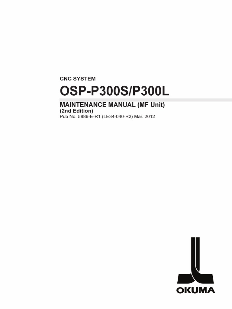 Maintenance OSP P200L | PDF