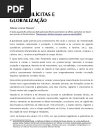 Drogas Ilícitas e Globalização