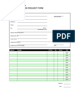 Online Purchase Request Form