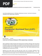 Contoh soal cpns penjaga tahanan 2018 dan kunci jawaban ...