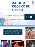 Metodología de Los Deportes de Fuerza Rápida y Resistencia