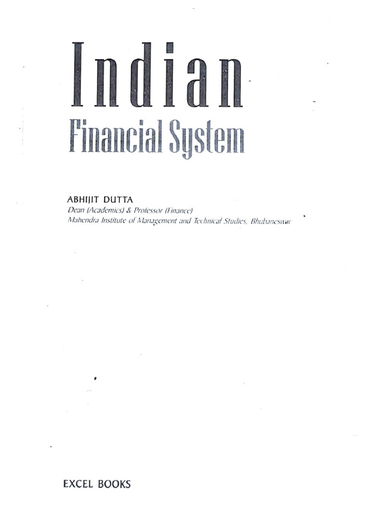 Indian Financial System PDF | PDF