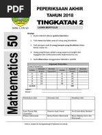 Matematik Tingkatan 2 Kssm Peperiksaan Akhir Tahun Pdf