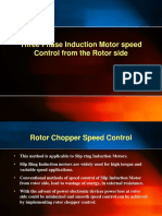 Rotor Chopper Speed Control