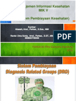 Pertemuan Ke 3 & 4 (Pembiayaan DRG & INA DRG)