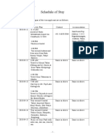 Itinerary For Visa