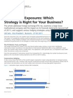 Hedging FX Exposures: Which Strategy Is Right For Your Business?