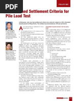 Rationalised Settlement Criteria For Pile Load Test